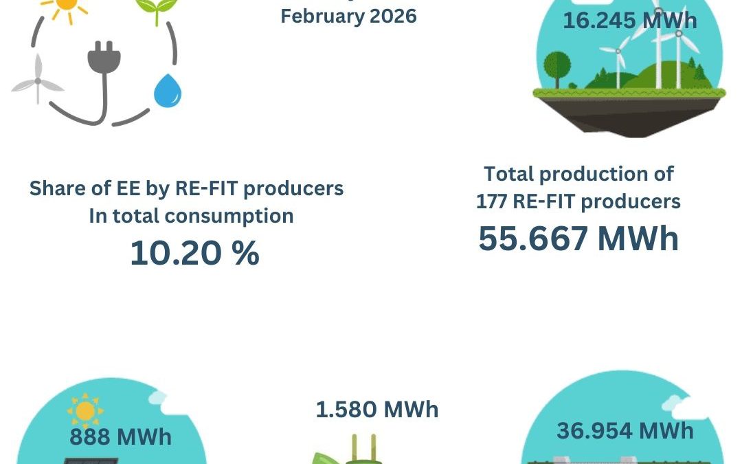 DATA ON renewable electricity producers with a feed-in tariff (FIT), February 2026