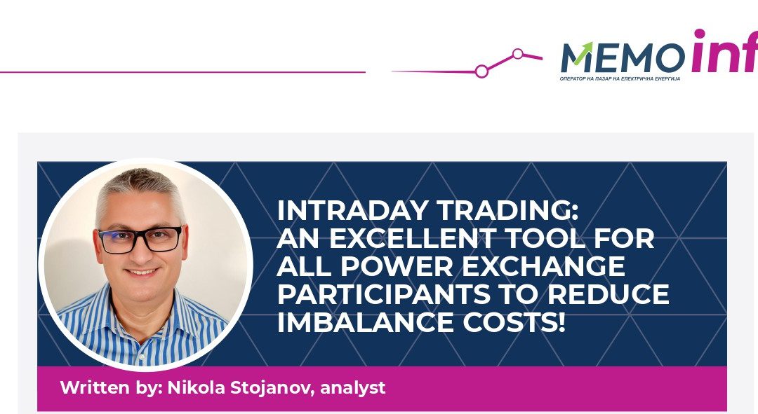 INTRADAY TRADING:AN EXCELLENT TOOL FOR ALL POWER EXCHANGE PARTICIPANTS TO REDUCE IMBALANCE COSTS!