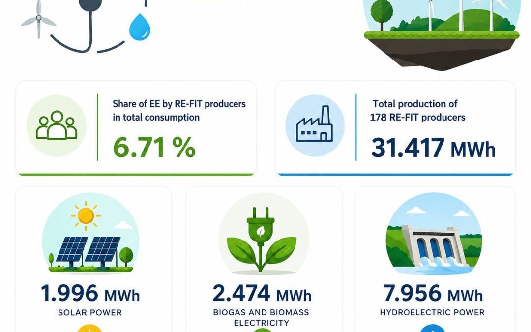 DATA ON renewable electricity producers with a feed-in tariff (FIT), July 2026