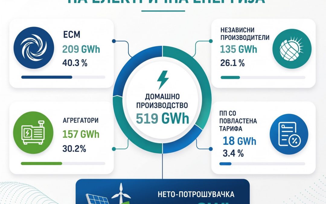 ПОДАТОЦИ ЗА КОЛИЧИНИТЕ НА ЕЛЕКТРИЧНА ЕНЕРГИЈА, август 2026
